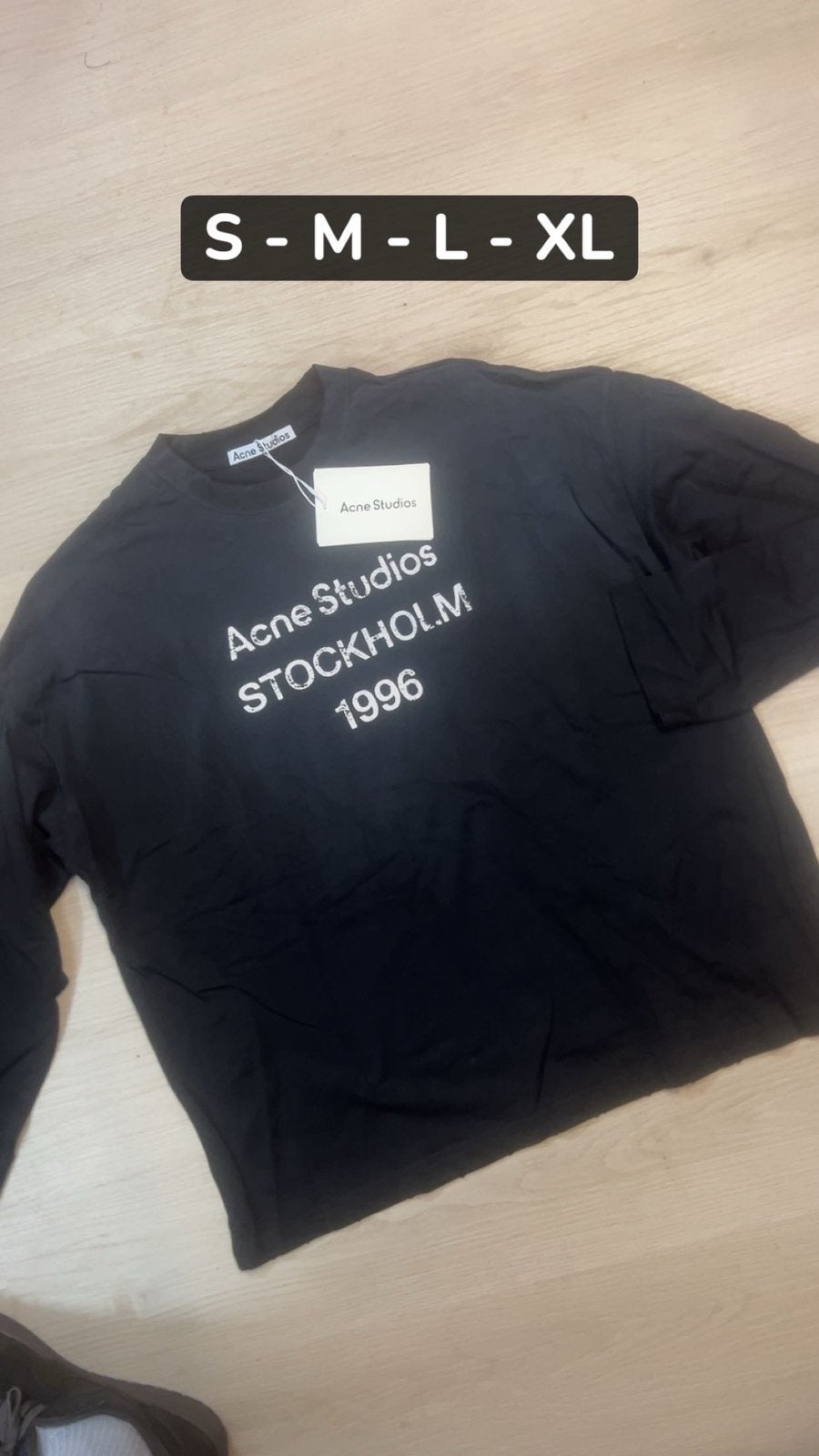Acne studios longsleeve, Ophalen of Verzenden, Nieuw, Overige maten, Blauw