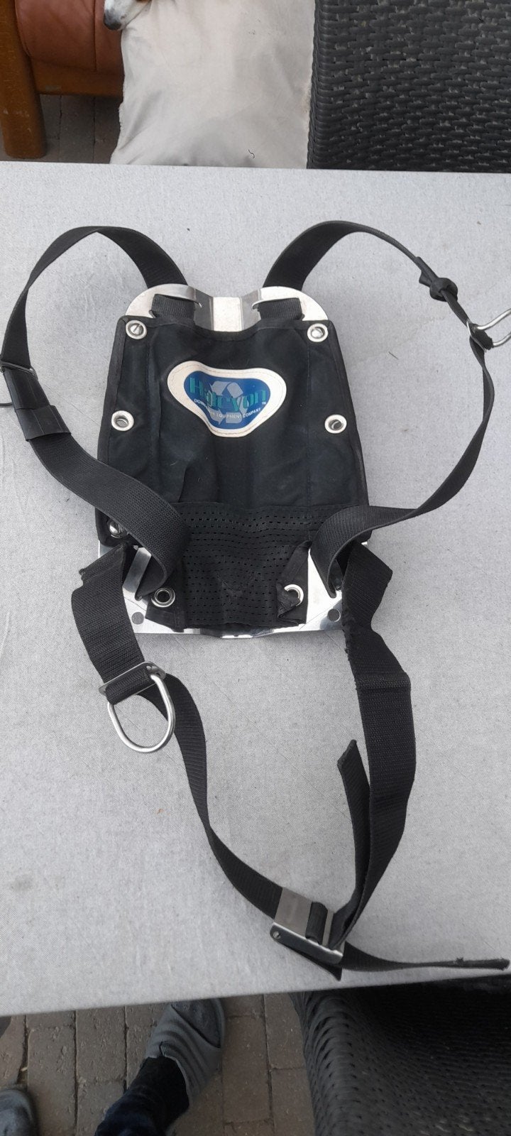 Halcyon wing 40 lbs, stalen backplate, en ST adapter, Watersport en Boten, Ophalen of Verzenden, Gebruikt, Trimvest of Wing