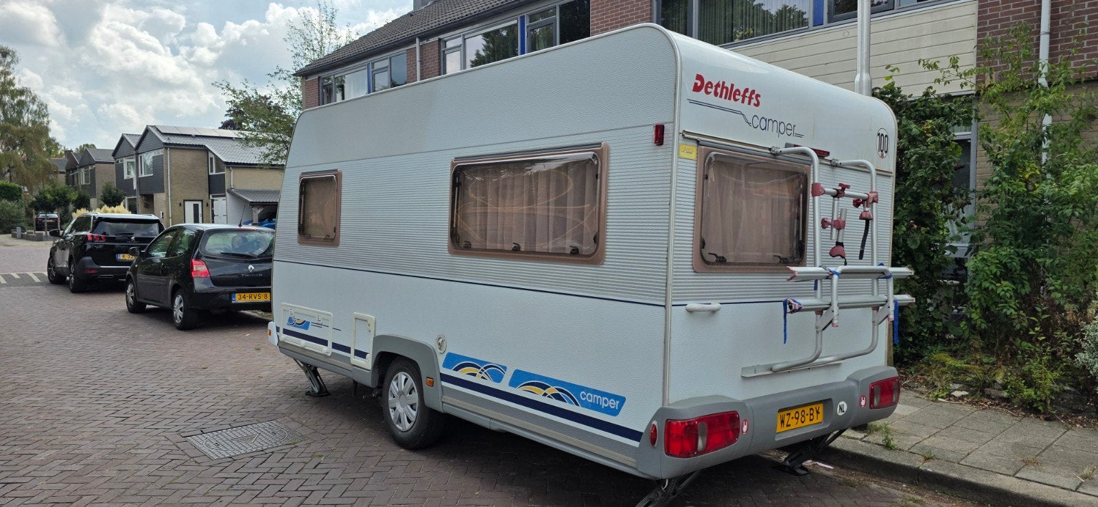 DETHLEFFS CAMPER 440T ( EF2 ), PANORAMADAK,MOVER, Caravans en Kamperen, Treinzit, Particulier, Schokbreker, Tot en met 4