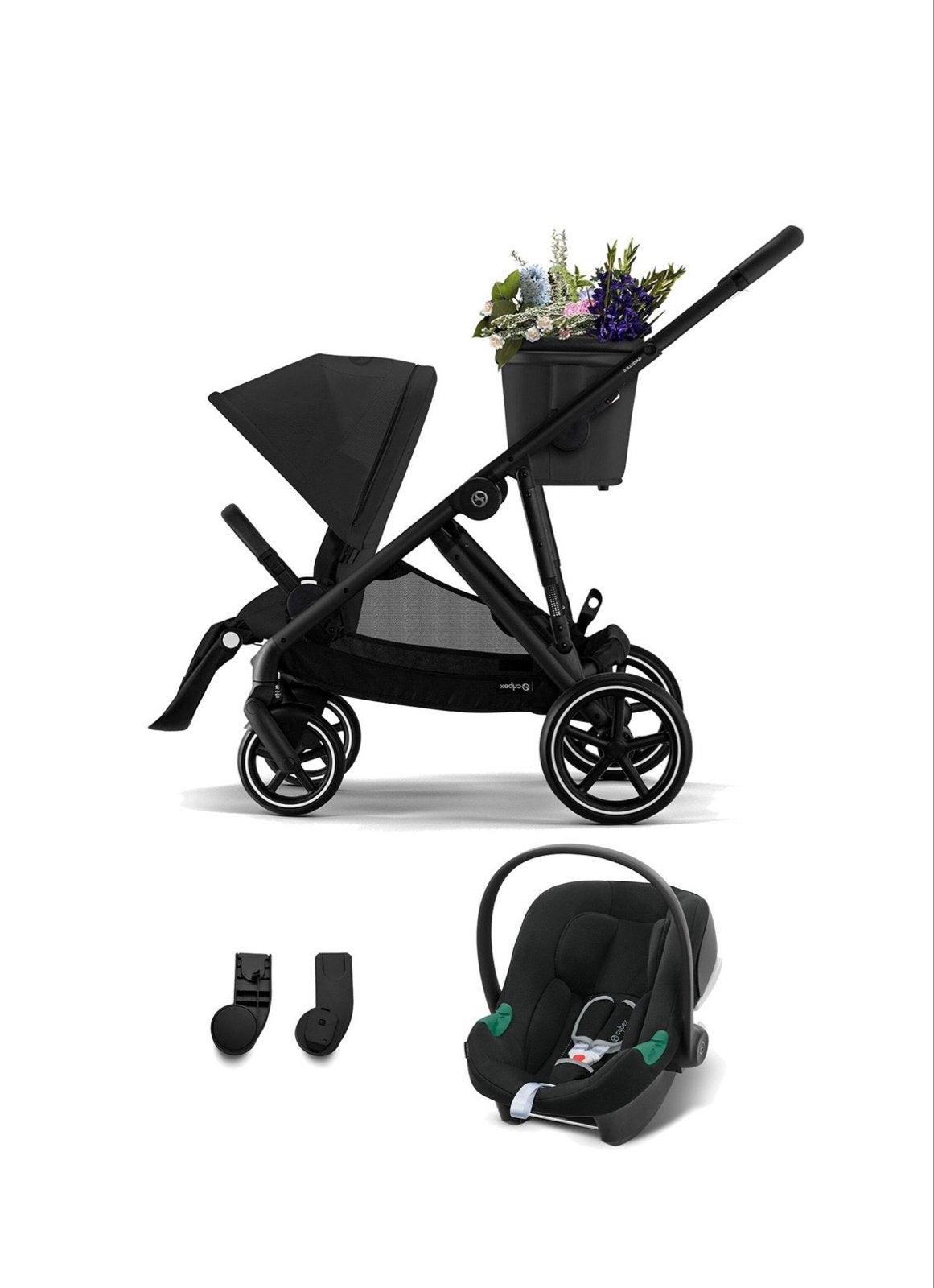 Cybex Gazelle S Combiwagen met autostoeltje, Kinderen en Baby's, Kinderwagens en Combinaties, Zo goed als nieuw, Combiwagen, Met autostoeltje