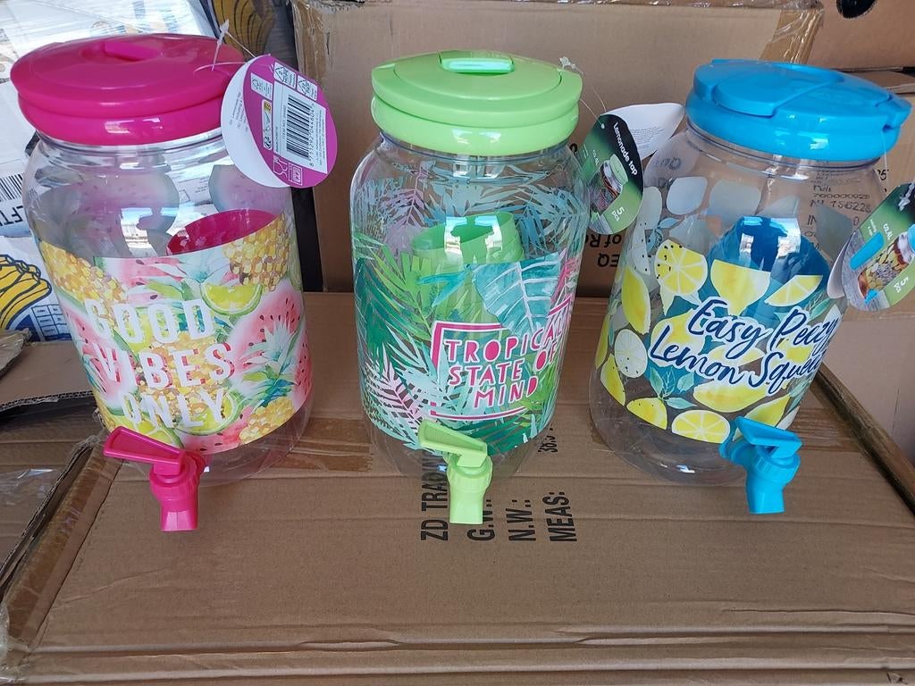 Partij limonade taps, Ophalen, Nieuw