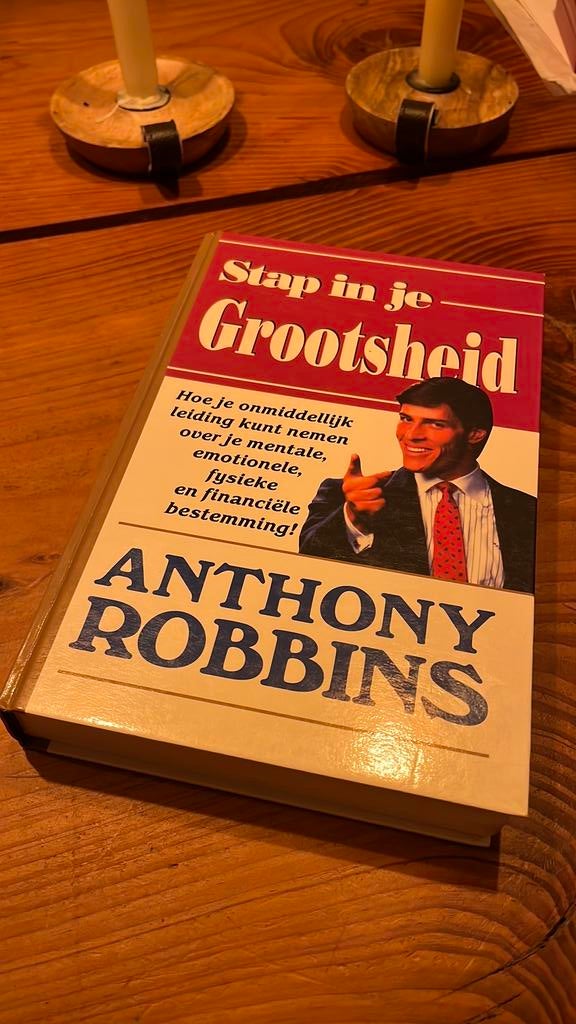 Gratis verzending : Anthony Robbins - Stap in je grootsheid, Boeken, Ophalen of Verzenden, Zo goed als nieuw