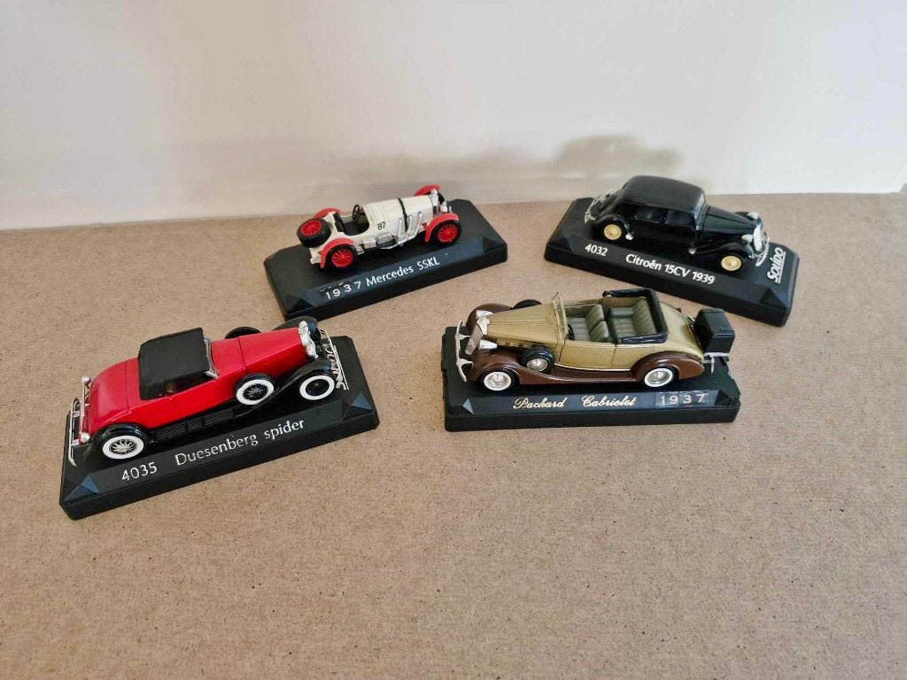 4 Oldtimers,jaren '30,onbespeeld, nieuwstaat, mint conditie, Ophalen of Verzenden, Nieuw, Auto