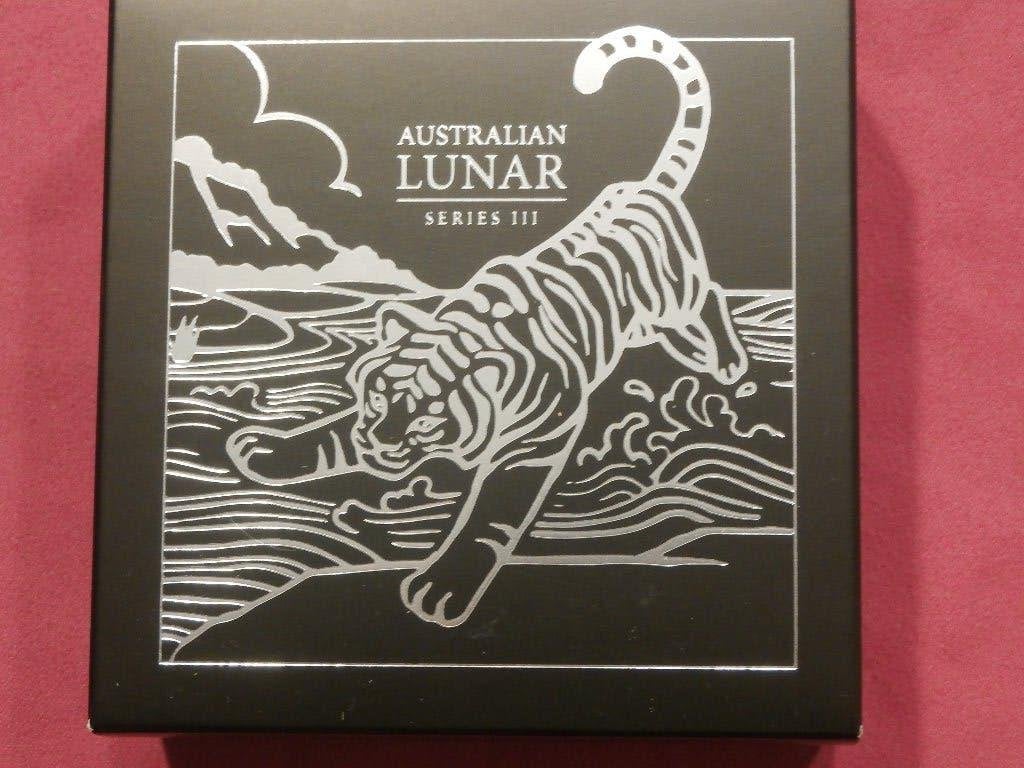 LUNAR lll. ONE OUNCE PROOF TIGER 2022., Ophalen of Verzenden, Zilver