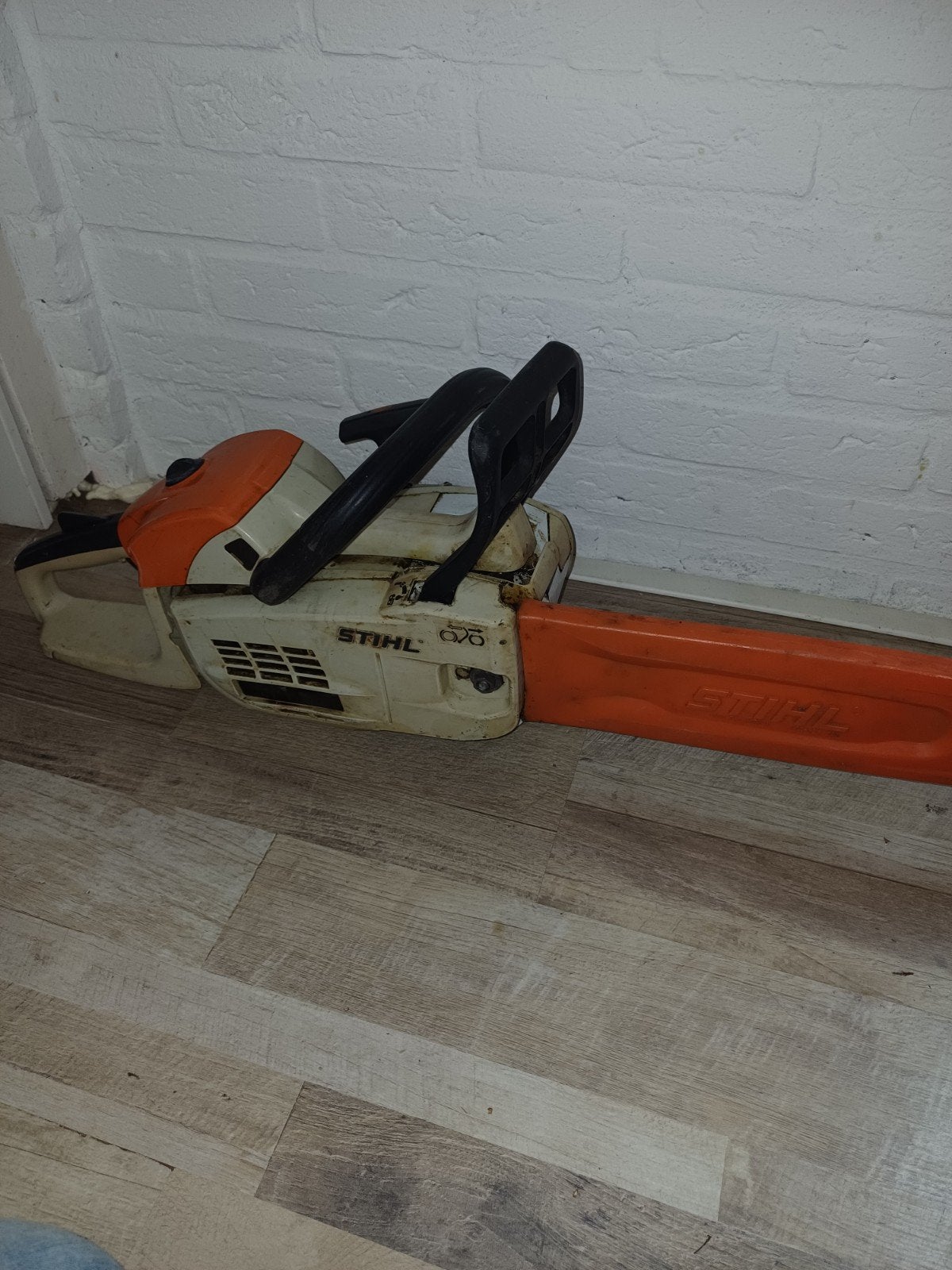 stihl MS 201 C, Tuin en Terras, Ophalen of Verzenden, Gebruikt, Benzine