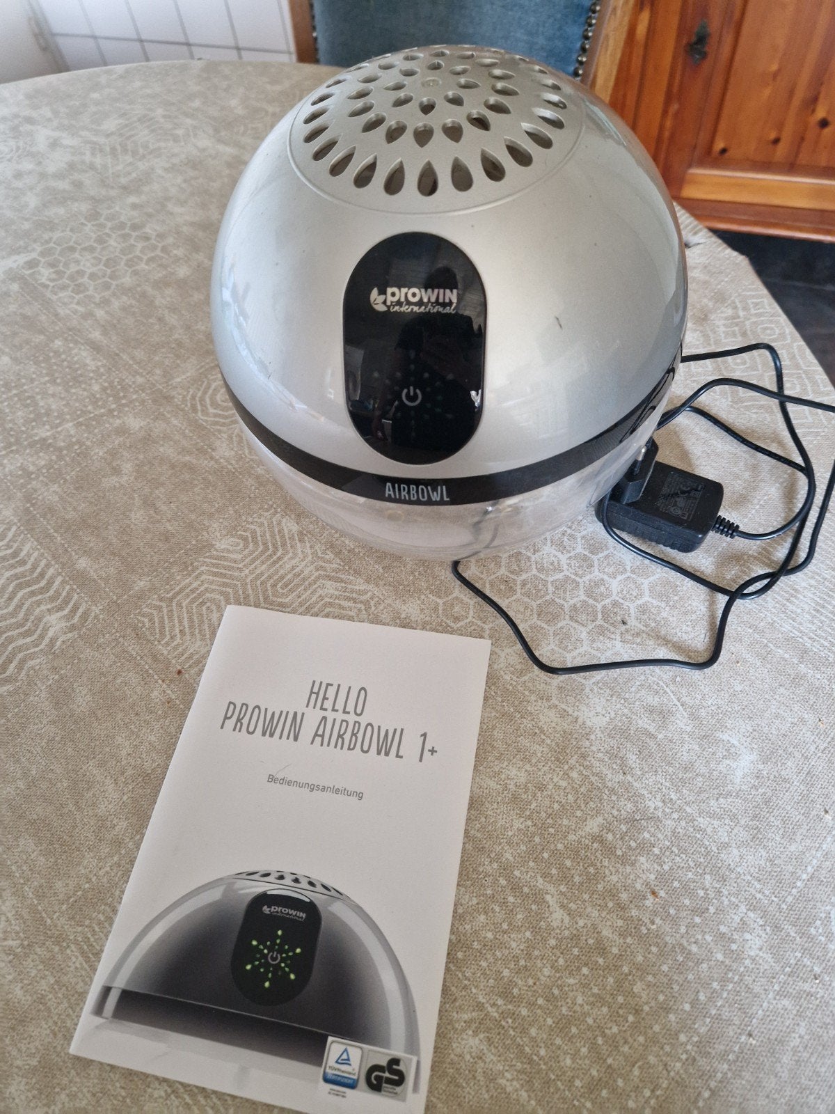 Prowin Airbowl 1+ Luchtreiniger - Zo goed als nieuw, Witgoed en Apparatuur, Luchtbehandelingsapparatuur, Zo goed als nieuw, Luchtreiniger