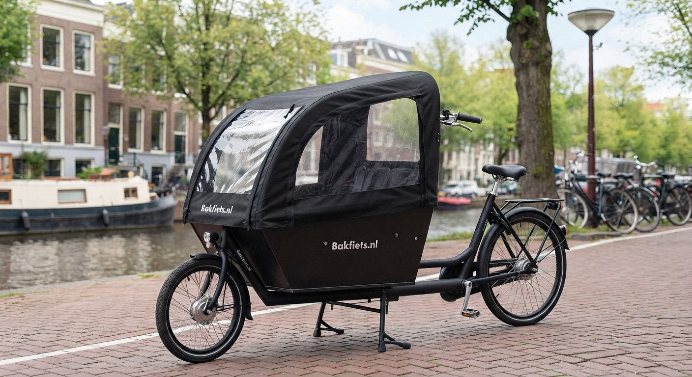 Ekektrische (Kinder)bakfiets, Gebruikt, 3 kinderen, Elektrisch, Trommelrem