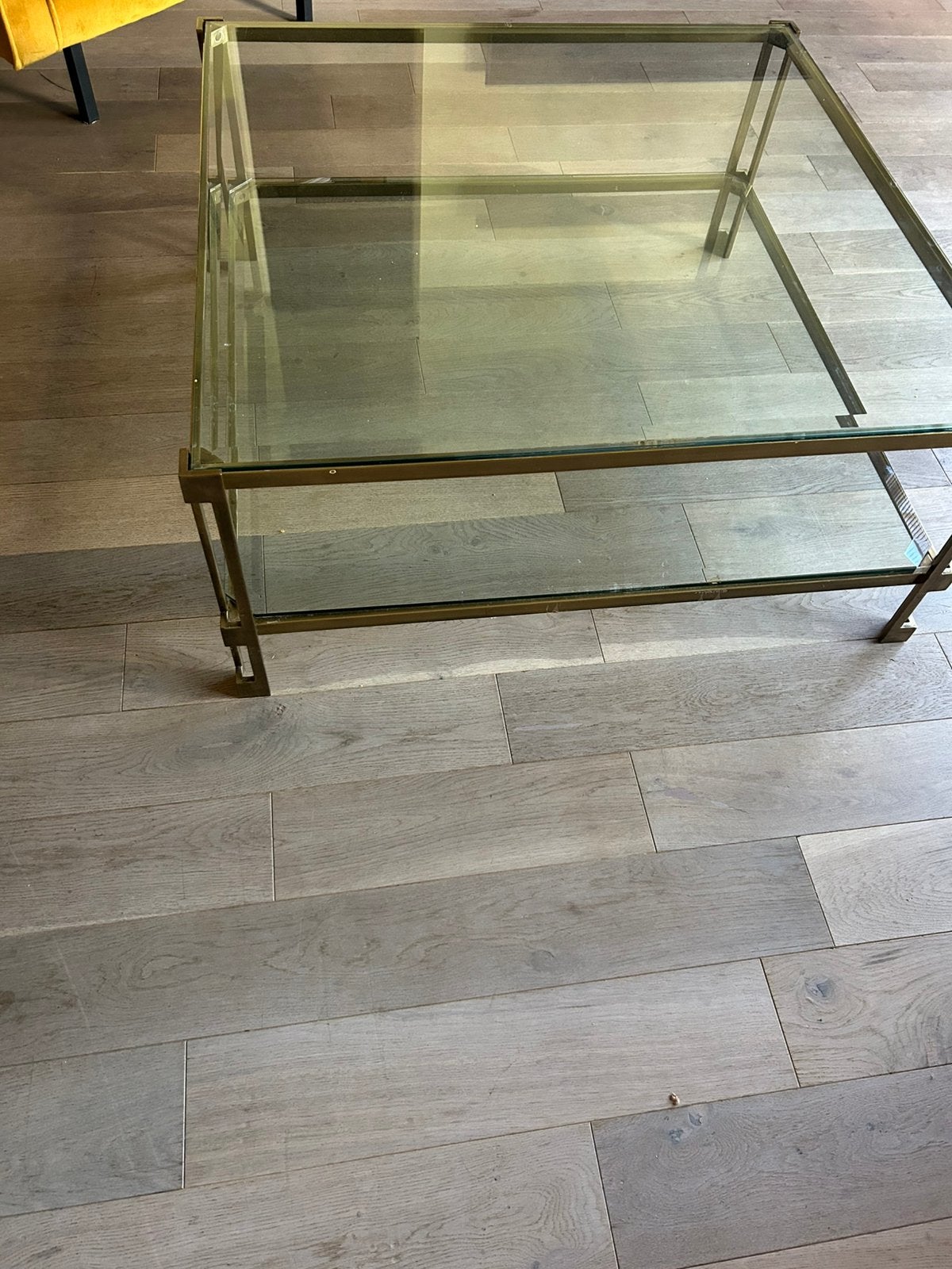 Glazen salontafel, 50 tot 100 cm, Vierkant, 5 – 50, 50 tot 100 cm