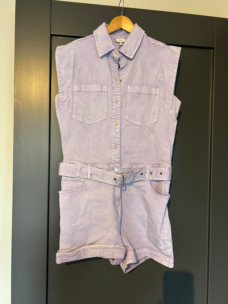 Jumpsuit van Dante6 stretch kleur moonstone te koop maat 5, Kleding | Dames, Jumpsuits, Nieuw, Maat 42/44 (L), Paars, Verzenden