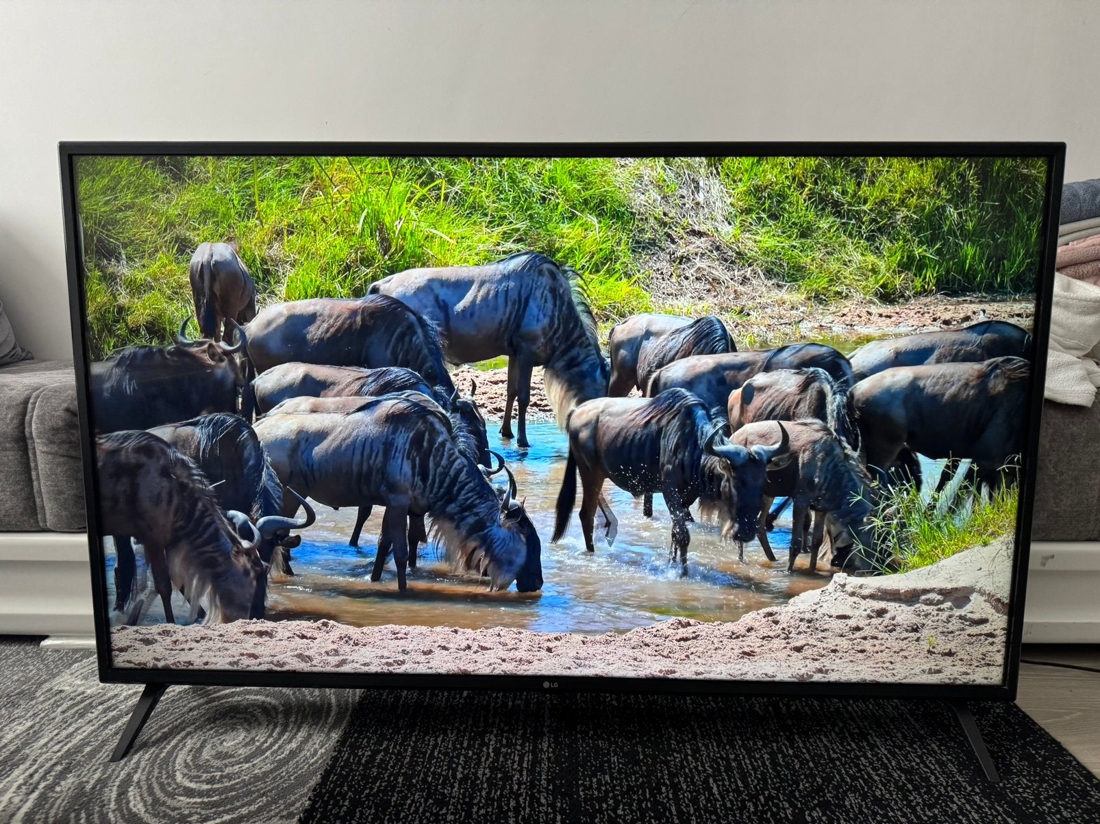 Grote 55inch UHD Smart tv | Lg | Spelend te Zien, Audio, Tv en Foto, Televisies, Ophalen, LED, 50 Hz, Zo goed als nieuw