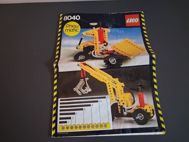 Lego Technic 8040 Pneumatic Handleiding, Ophalen of Verzenden