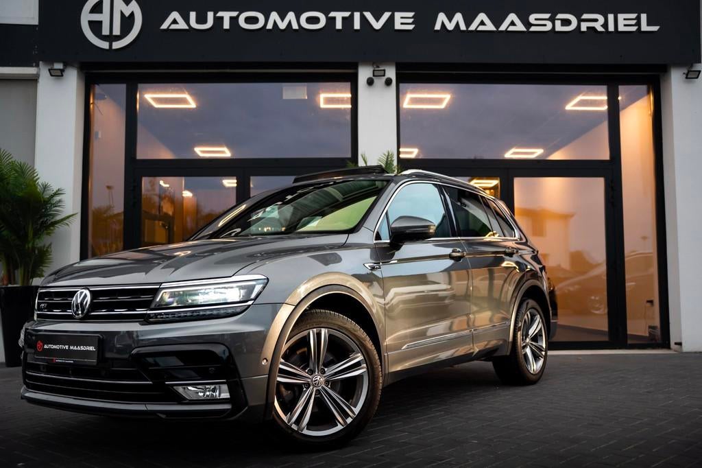Volkswagen Tiguan 2.0 TSI 4Motion/220PK/R-LINE/DSG/Head-up d, Auto's, Volkswagen, 1980 cc, Gebruikt, Zwart, 4 cilinders