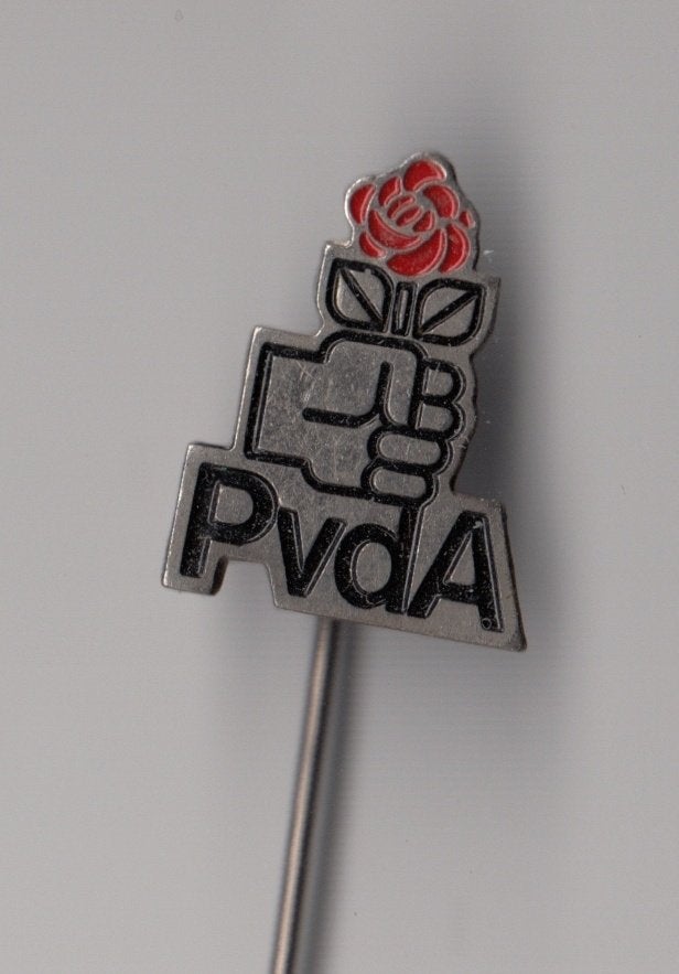 PVDA speldje Politiek Logo Partij van de Arbeid, Gebruikt, Verzenden, Nvt, Overige onderwerpen