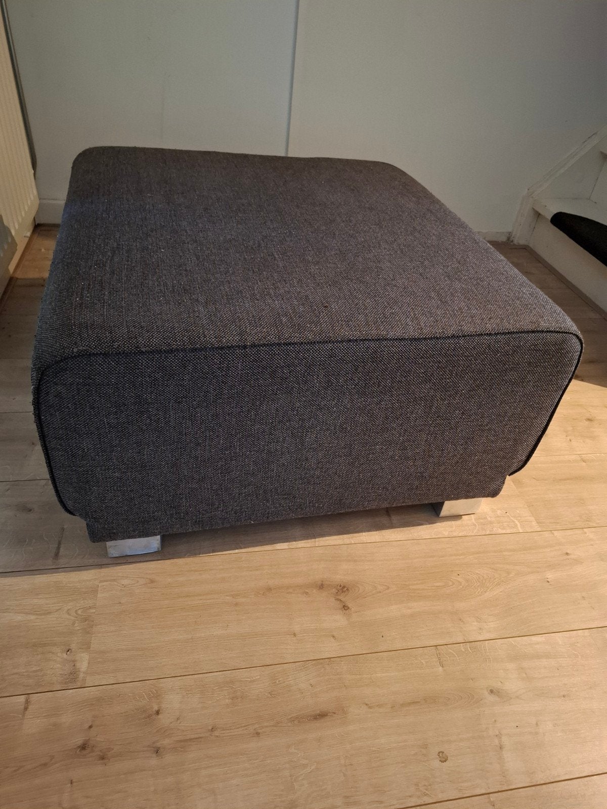 Poef Hokker, Ophalen, Vierkant, 75 tot 100 cm, Zo goed als nieuw
