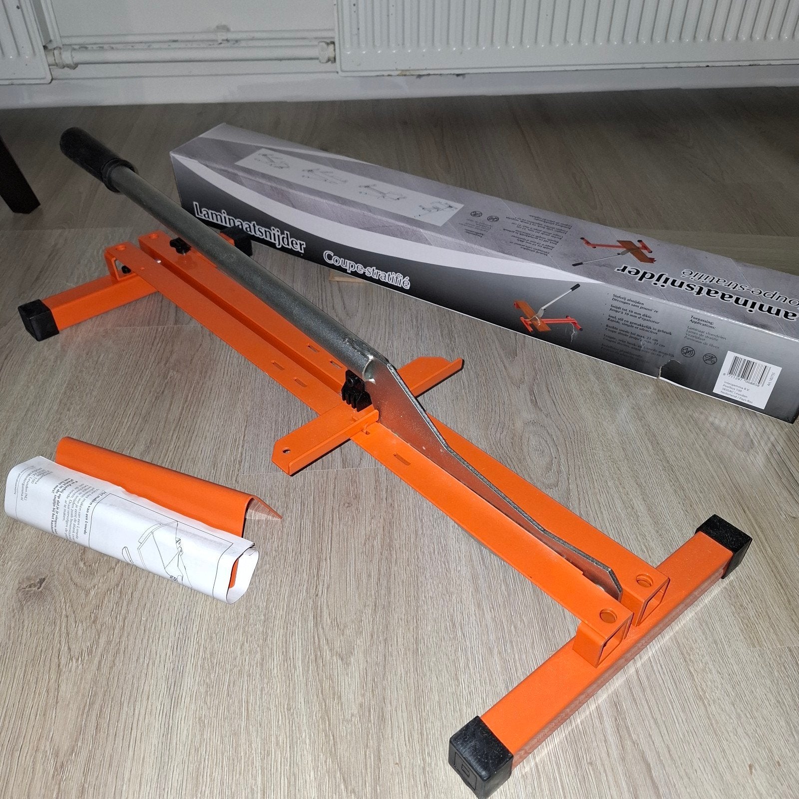 Gamma laminaatsnijder zgan, Doe-het-zelf en Verbouw, Gereedschap | Handgereedschap, Ophalen, Zo goed als nieuw, Snijgereedschap