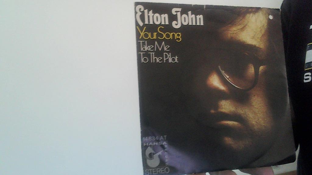elton john jukebox single your song, Cd's en Dvd's, Vinyl Singles, Verzenden, Zo goed als nieuw, Pop, Single