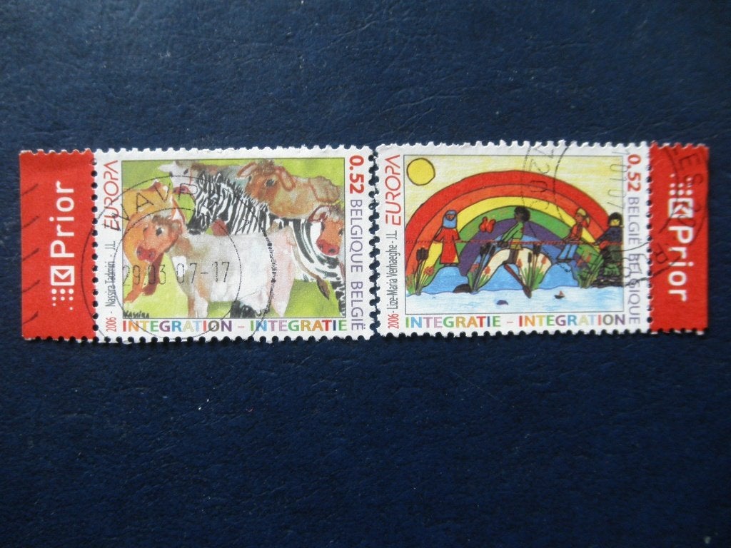 Postzegels België 2006 Europazegels - cw. 2,20., Postzegels en Munten, Ophalen of Verzenden, Gestempeld, Europa