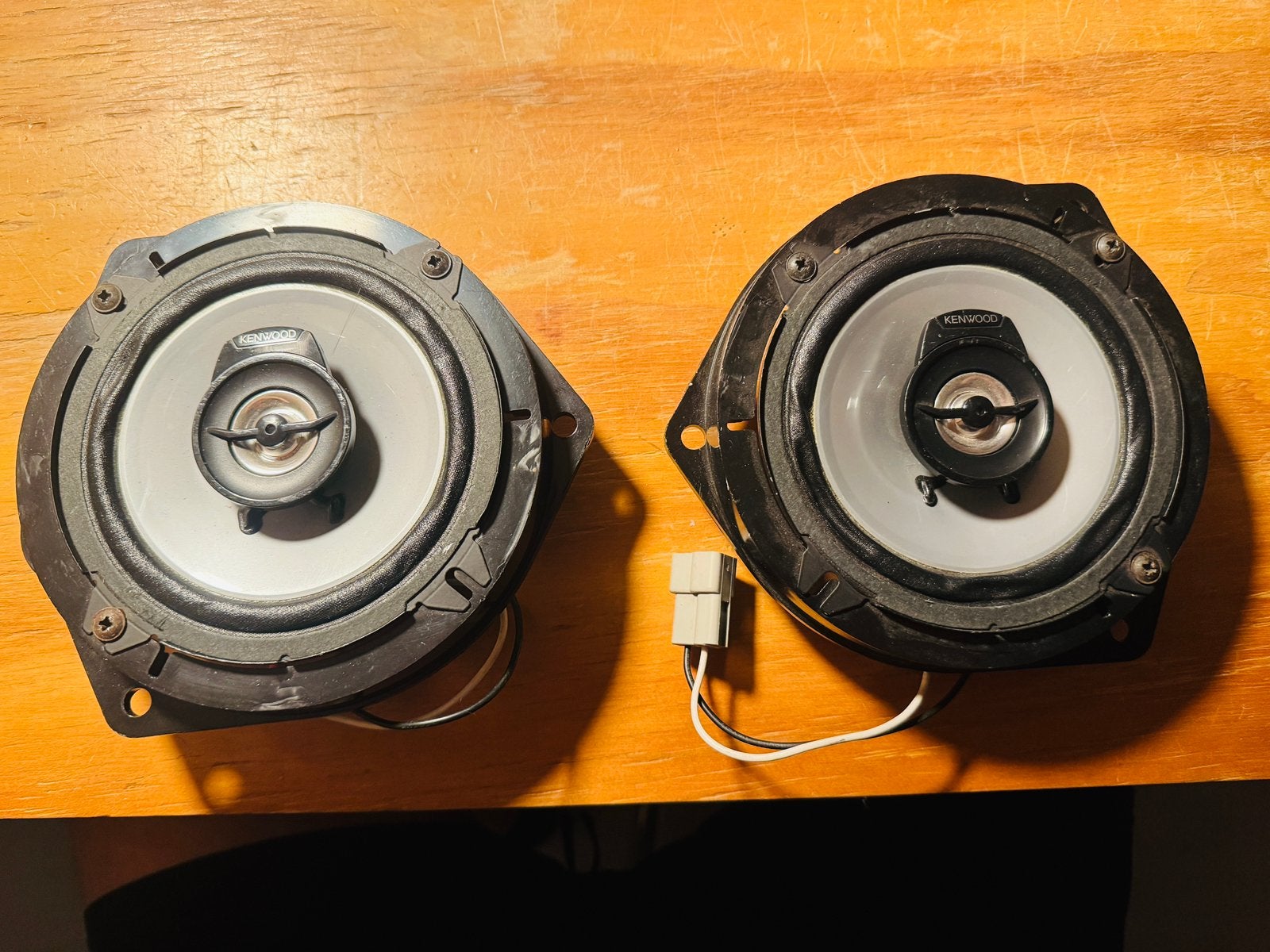 Kenwood KFC-1365S 13cm autospeakers (set van 2), Ophalen, Gebruikt