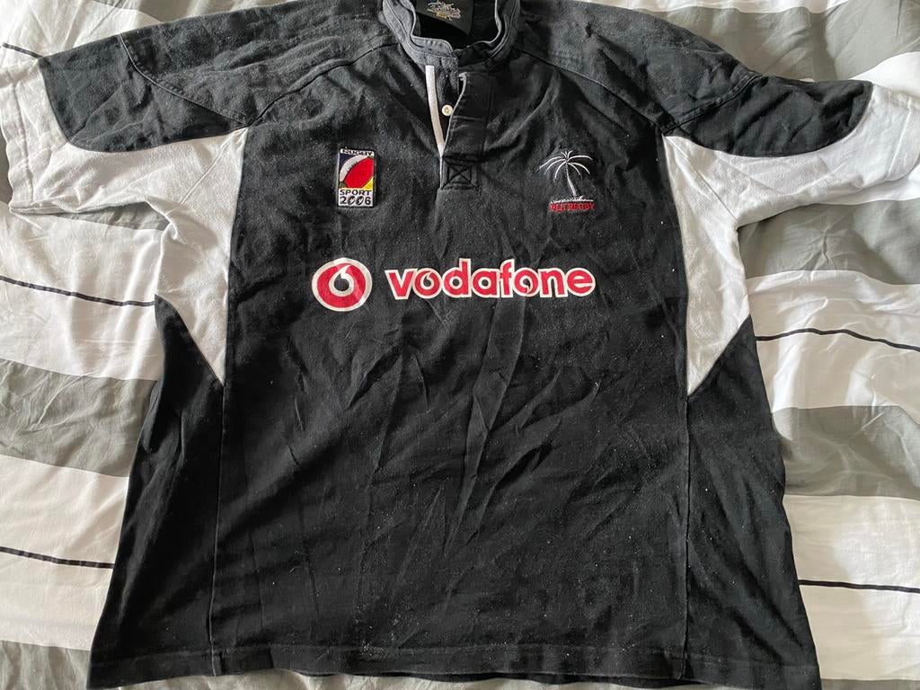 Fiji Zwarte Hong Kong Rugby Shirt (Large), Verzenden, Zo goed als nieuw, Kleding
