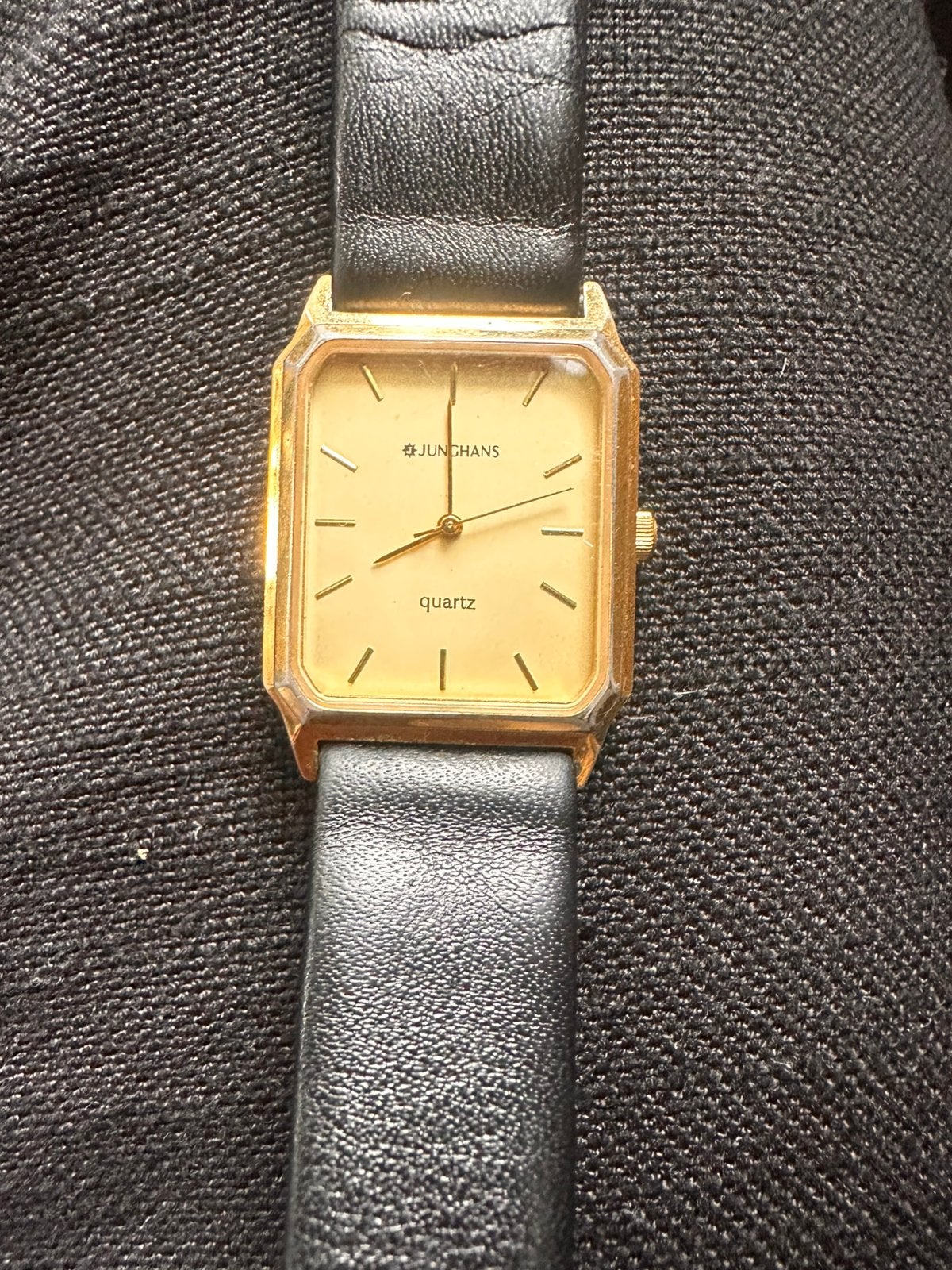 Vintage junghans quartz horloge, Ophalen, Staal, Overige merken, 1960 of later