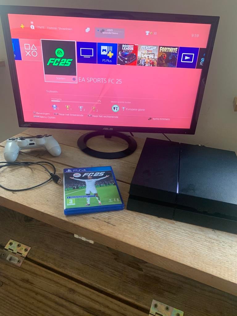 PlayStation 4, Ophalen, Zo goed als nieuw, Met 1 controller, Original