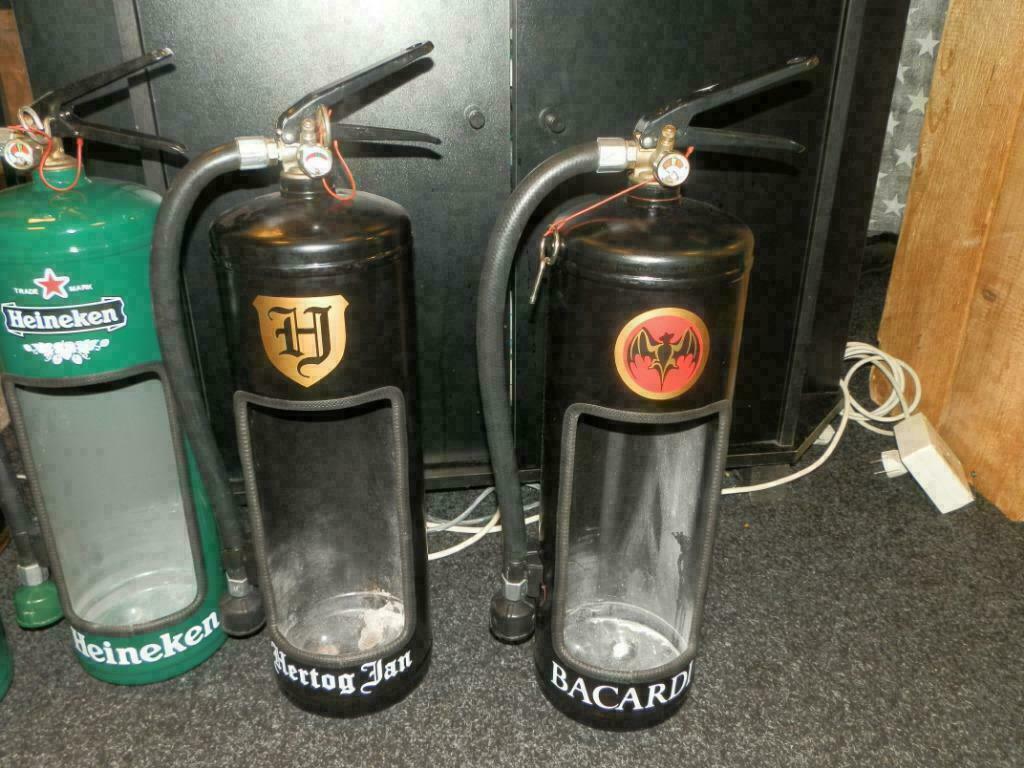 Lamp,Hertog Jan en Bacardi.Man cave decoratie, Ophalen of Verzenden, Nieuw, Metaal, 50 tot 75 cm