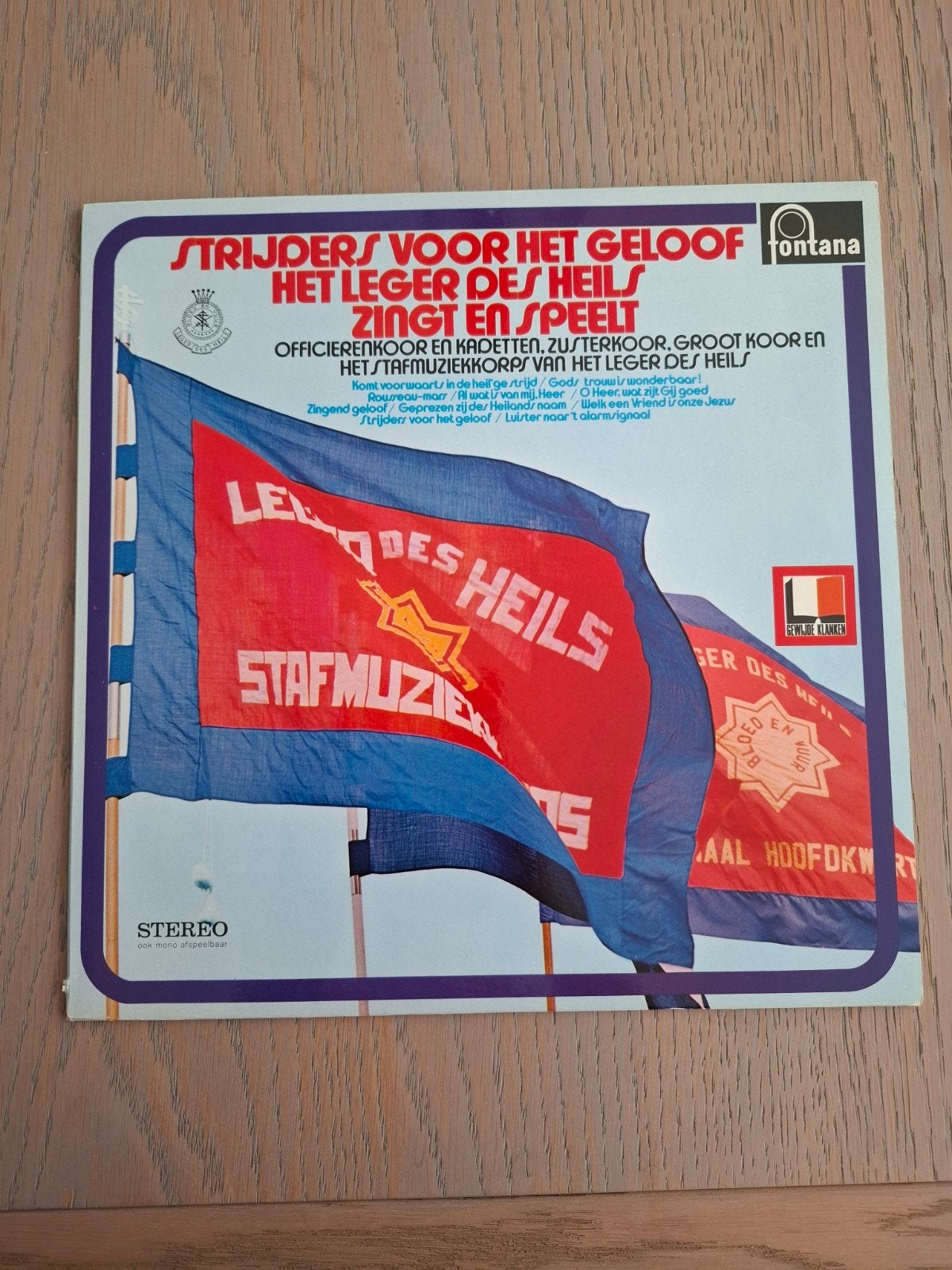 Strijders voor het Geloof - Het Leger des Heils LP, LP, Gebruikt, Overige genres, Ophalen of Verzenden