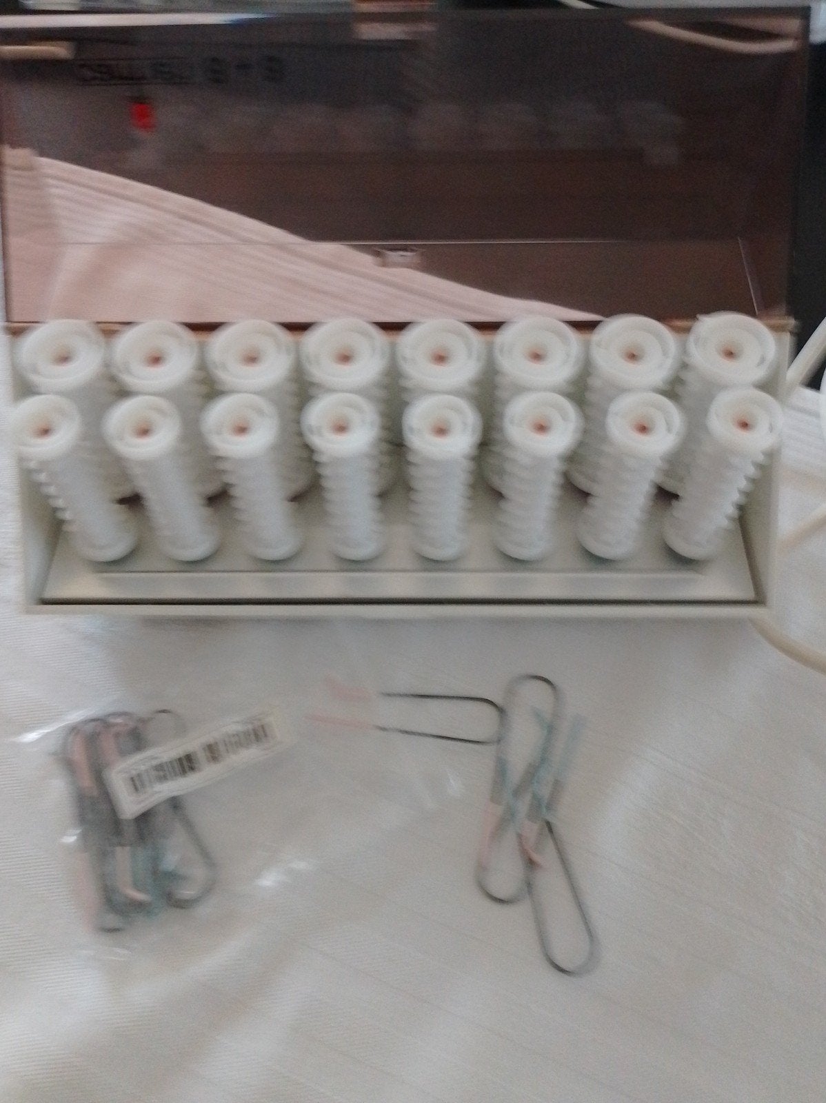 Carmen 8+8 Haarset met 16 krulspelden, Ophalen of Verzenden, Gebruikt, Haarverzorging