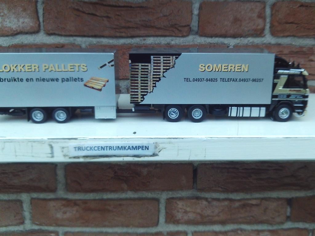 Tekno  Scania  3  Serie  van  Plokker - Pallets., Ophalen of Verzenden, Nieuw, Bus of Vrachtwagen, Tekno