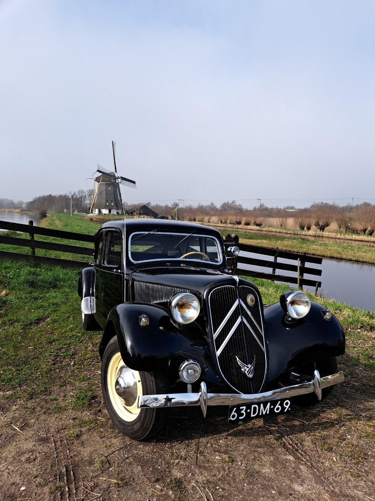 Citroën Traction Avant 'wieltje' 1952 Zwart, Zwart, Particulier, Geïmporteerd, Te koop