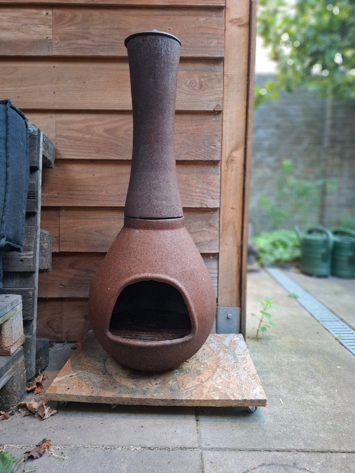 Gezellige terrashaard/vuurpot, Tuin en Terras, Ophalen