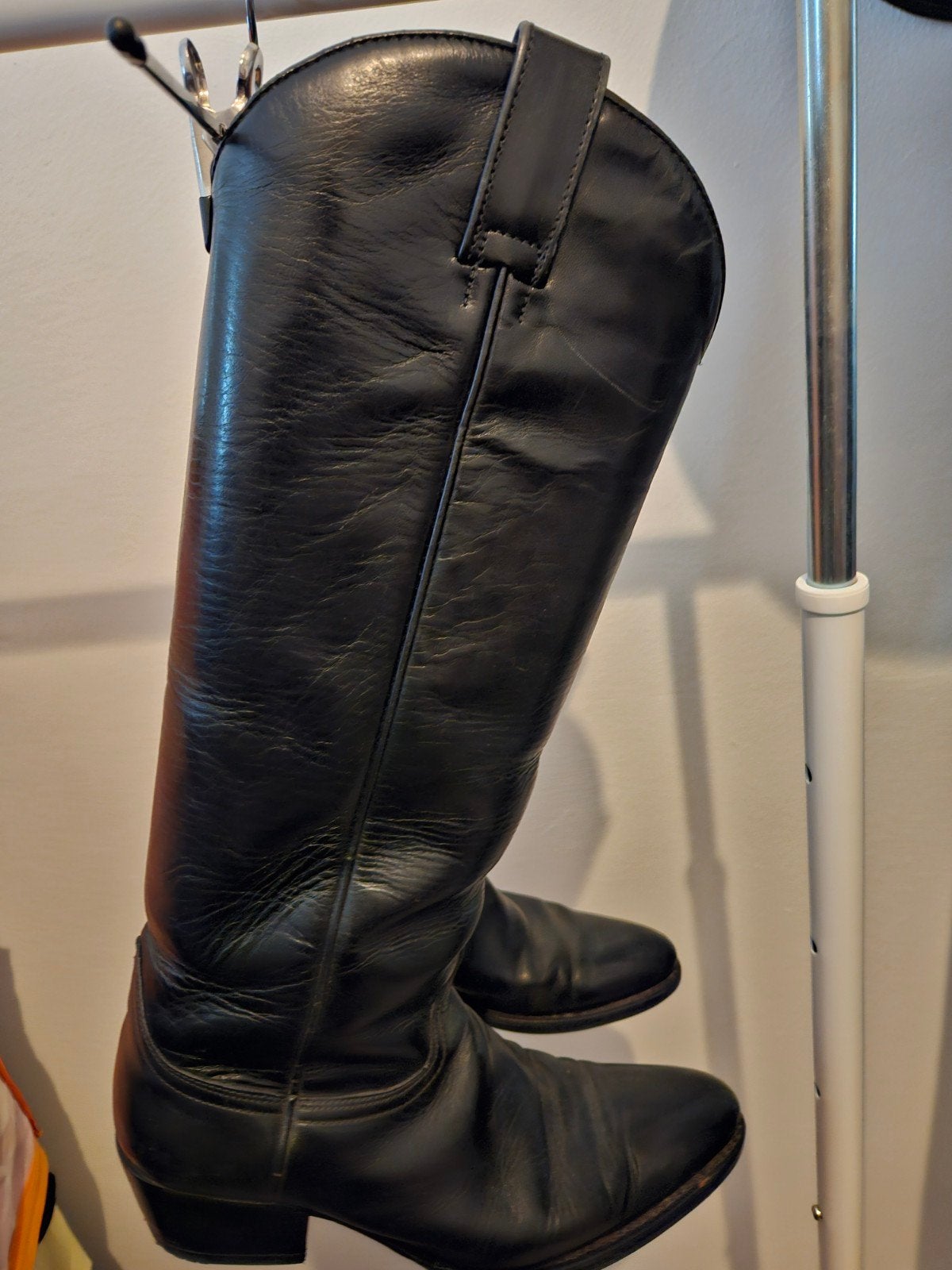 SENDRA Maat 38 Leren Zwarte Cowboy Laarzen, Zwart, Ophalen of Verzenden, Zo goed als nieuw, Hoge laarzen