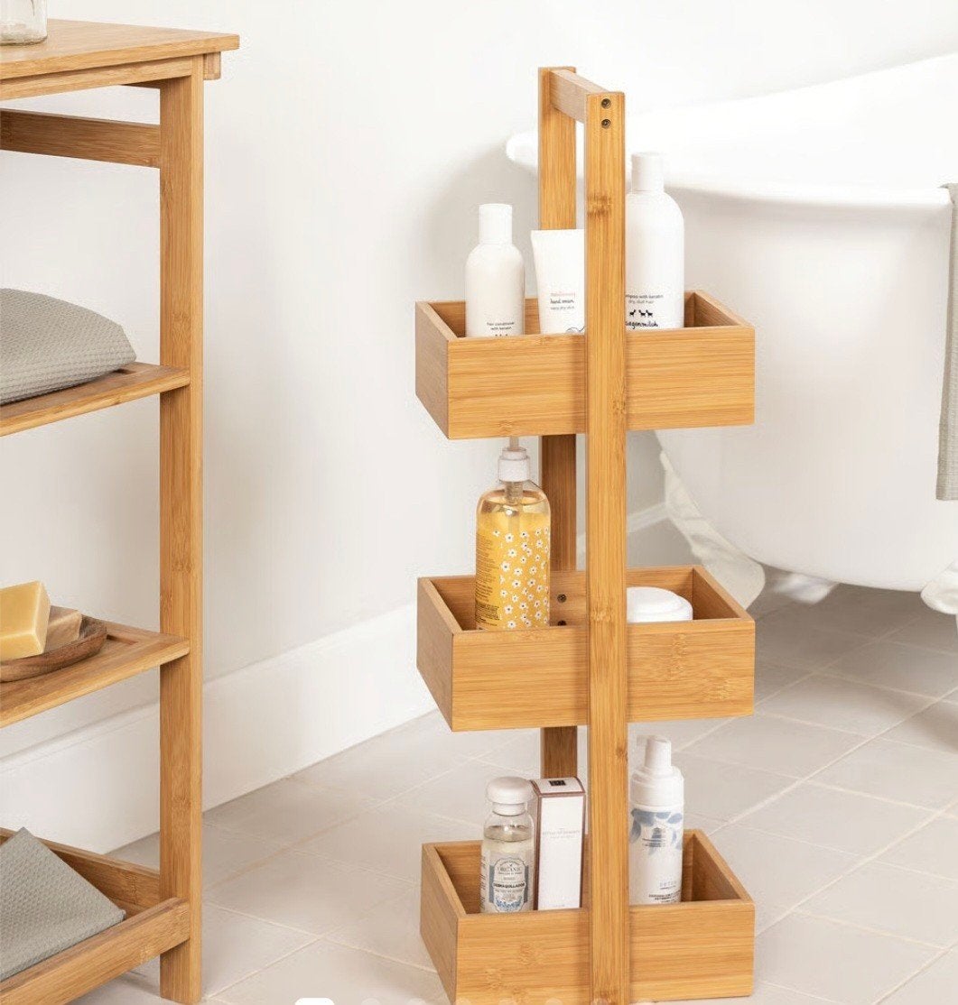 bamboe badkamer/keukenrek, Ophalen