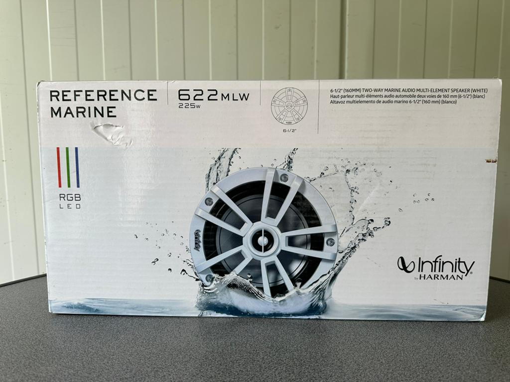 Infinity 622MLW 6.5 "2-way Marine Speakers - wit, Ophalen of Verzenden, Zo goed als nieuw