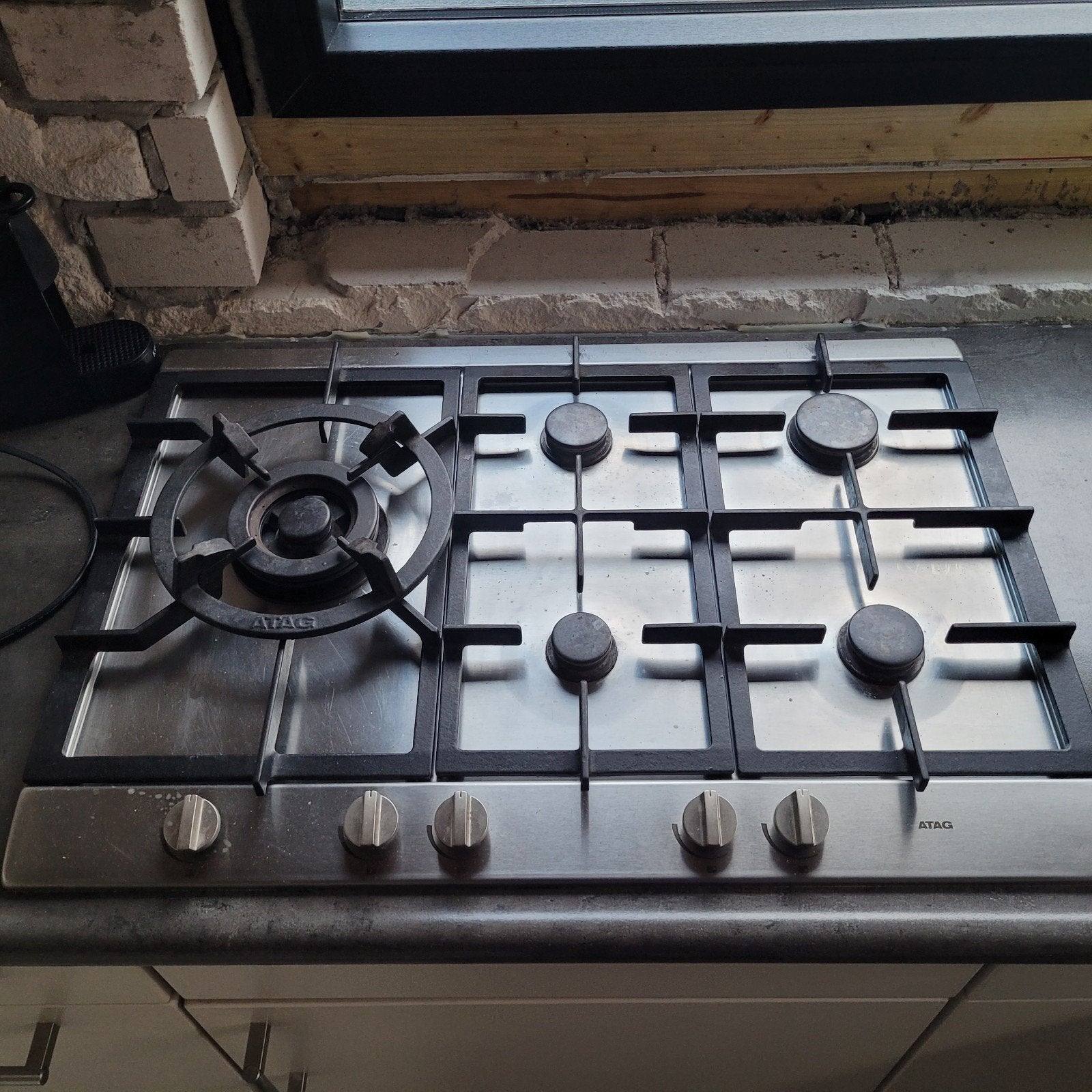 ATAG Gas Kookplaat 5 Pits - Inbouw, Ophalen, Gebruikt, Inbouw, Gas