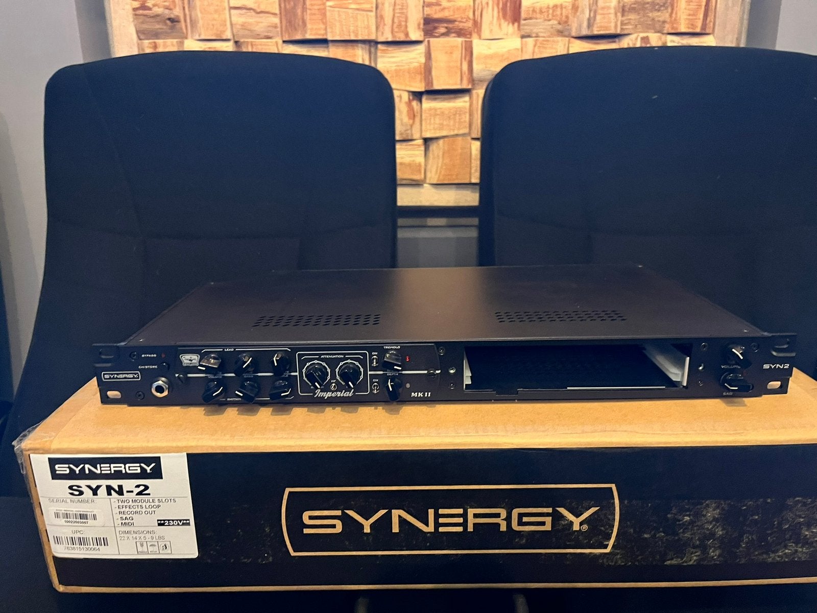 Synergy Syn-2 preamp voor 2 modules zgan, Ophalen of Verzenden, Zo goed als nieuw, Minder dan 50 watt