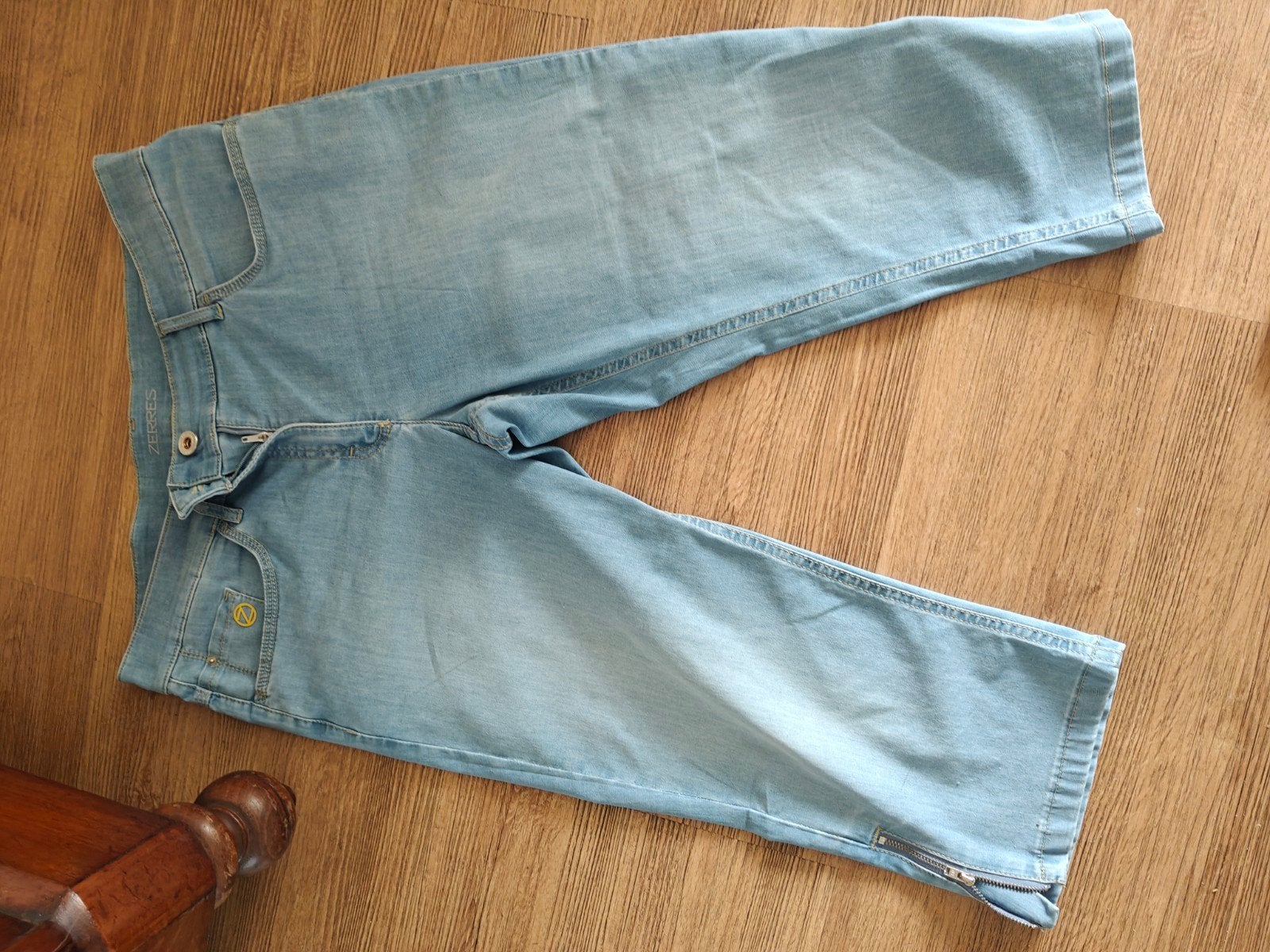 ZERRES 3/4 Spijkerbroek - Blauw - Maat 40, Maat 38/40 (M), Blauw, ZERRES, Ophalen of Verzenden
