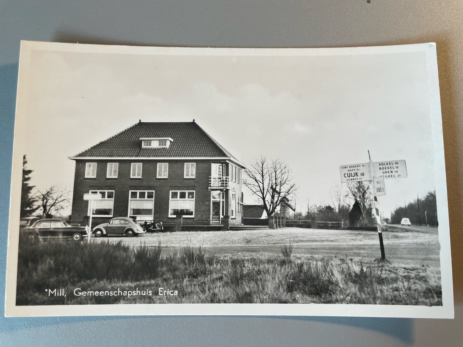 ansichtkaart Mill, Gemeenschapshuis Erica, Ophalen of Verzenden, 1960 tot 1980, Ongelopen, Noord-Brabant
