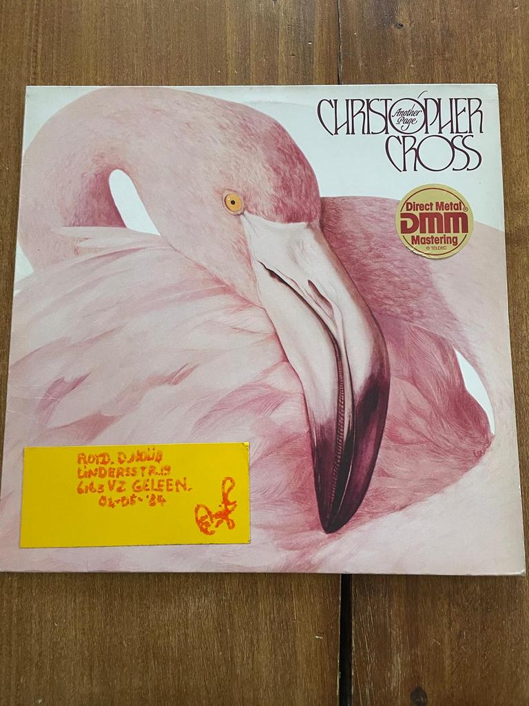 Christopher Cross - Another Page Lp, Ophalen of Verzenden, Zo goed als nieuw, 12 inch, Poprock