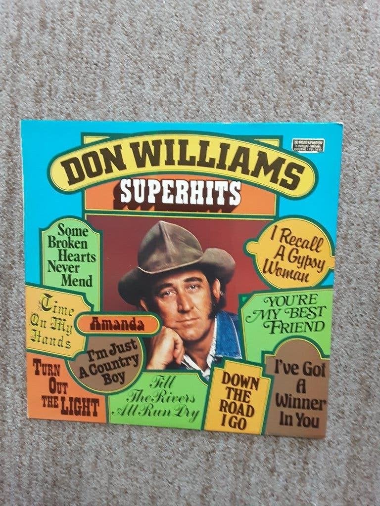 vinyl lp Don Williams superhits, Cd's en Dvd's, Vinyl | Country en Western, Ophalen of Verzenden, Gebruikt, 12 inch, LP
