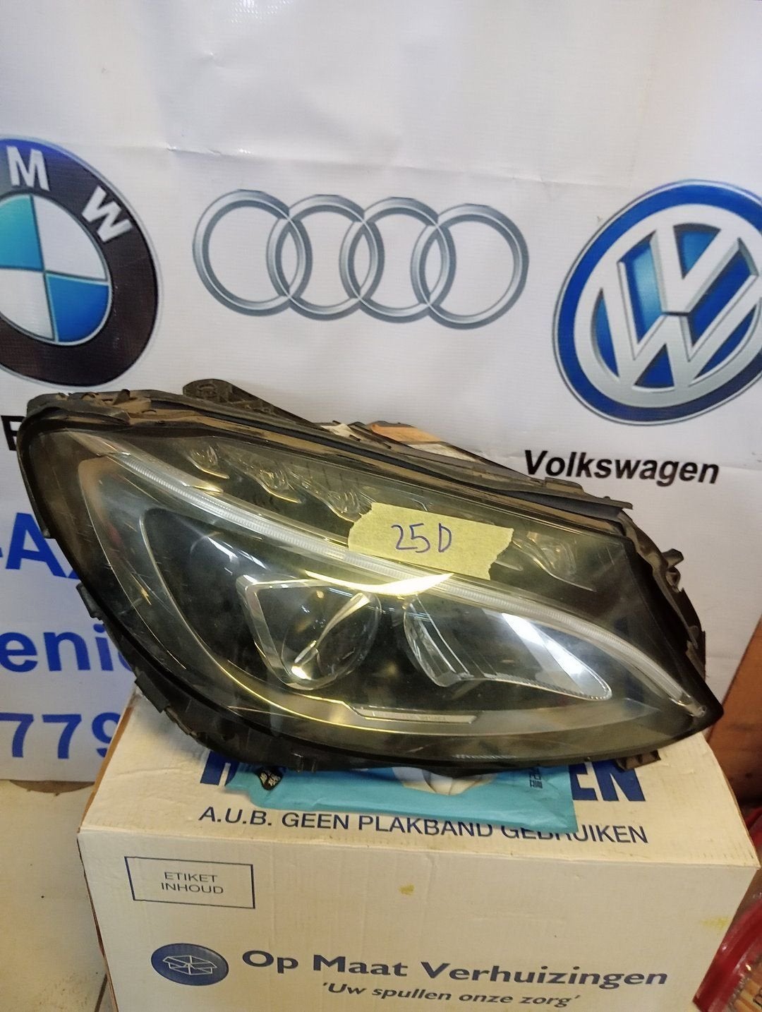 Koplamp Mercedes C Klasse W205 Voll LED Rechts A2059062604, Gebruikt, -, Ophalen of Verzenden, -