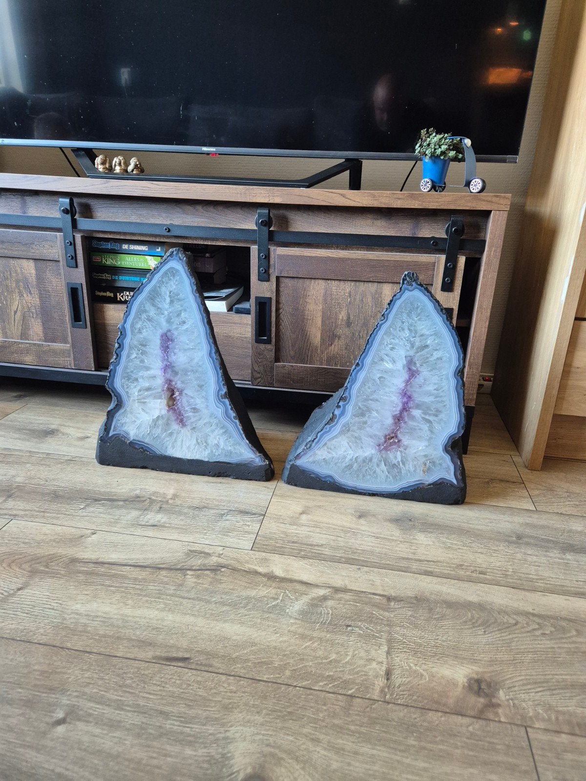 Zeer mooie amathist geodes te koop. Wegen samen 73 kilo!!!, Sieraden, Tassen en Uiterlijk, Ophalen, Nieuw