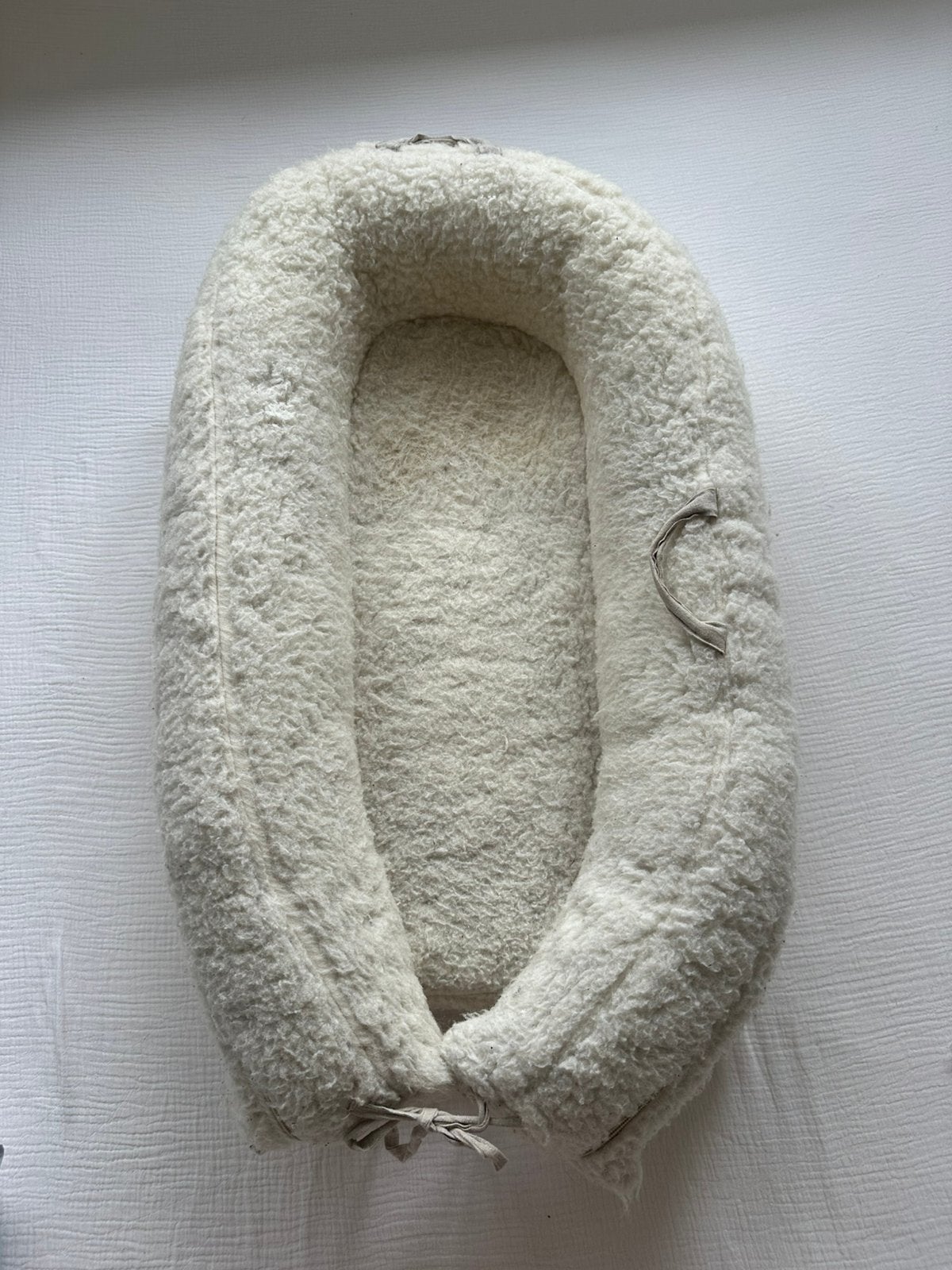 Daaloumaa merino wollen baby nestje, Ophalen of Verzenden, Zo goed als nieuw, Overige typen