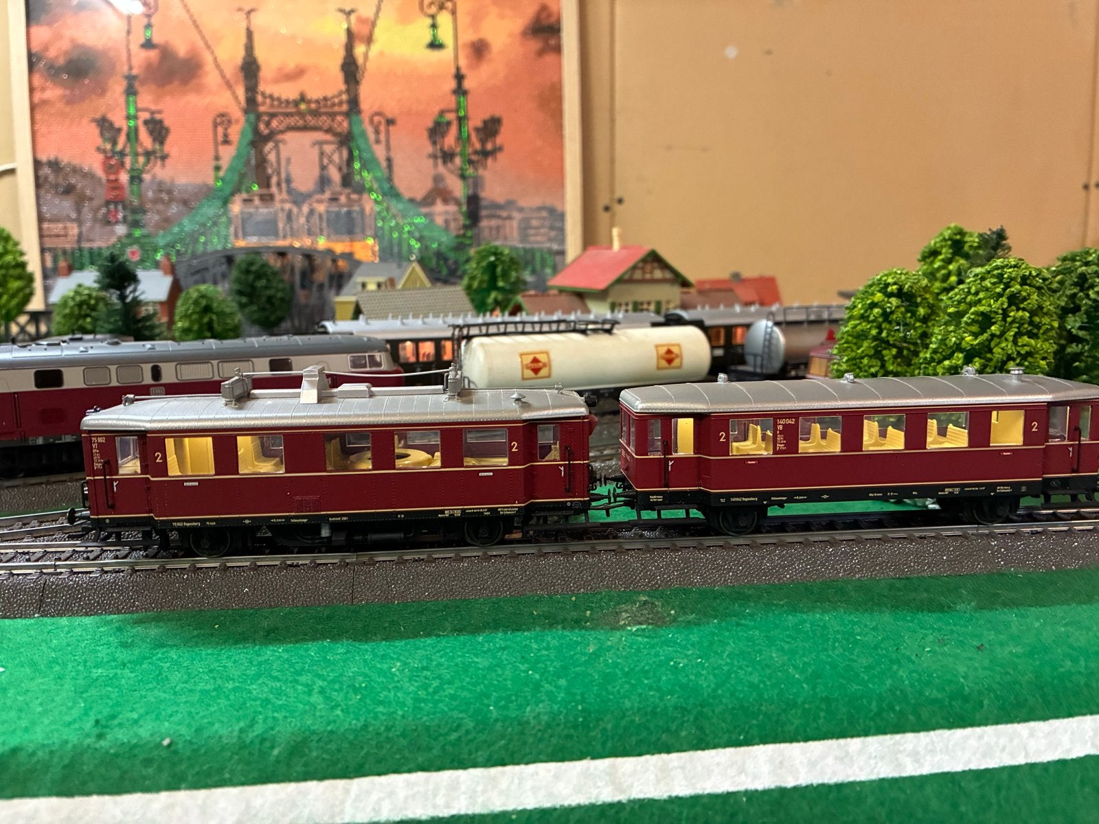 Märklin 37705 Railbus MFX Sound Digitaal OVP, Wisselstroom, Ophalen of Verzenden, Märklin, Gebruikt