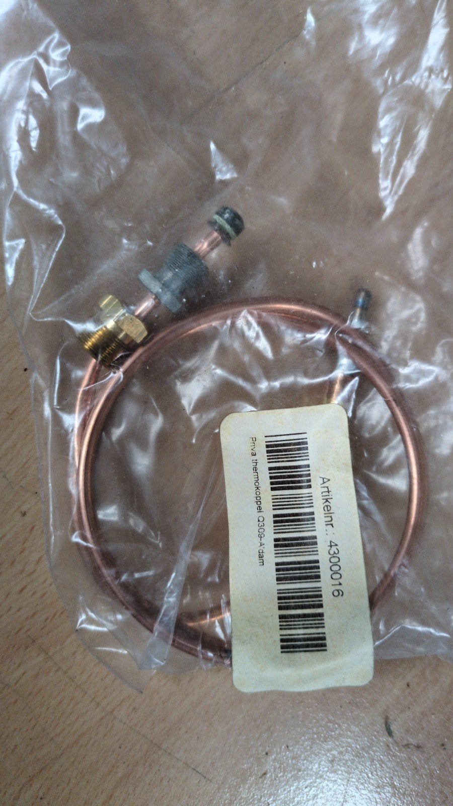 Priva thermokoppel Q309-A dam, Artikelnummer 4300016, Hobby en Vrije tijd, Ophalen of Verzenden, Nieuw