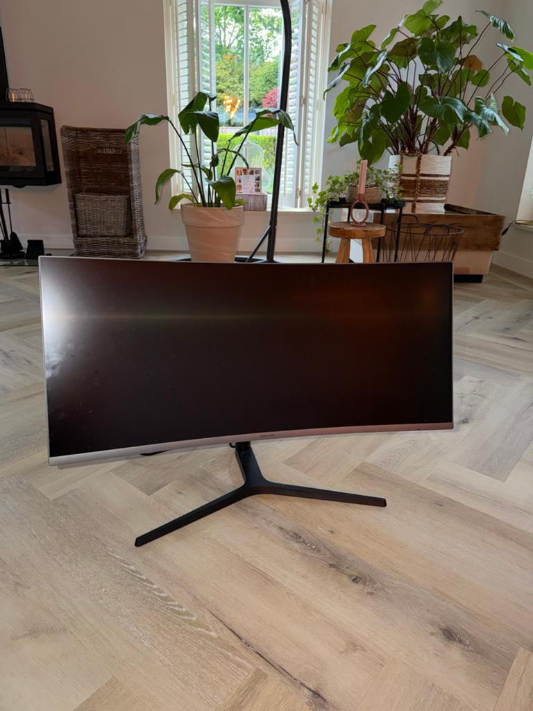 Samsung Curved C34H890WGU - 34 inch Ultrawide Monitor 15 stk, Ophalen, Curved, HDMI, VA