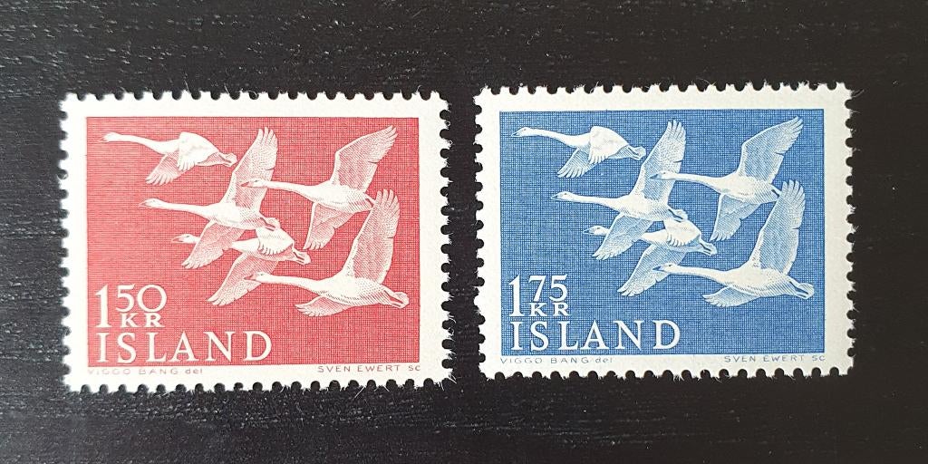 IJsland 1956 Vogels Dieren Michel 312-313 postfris, Verzenden, Postfris, Dier of Natuur