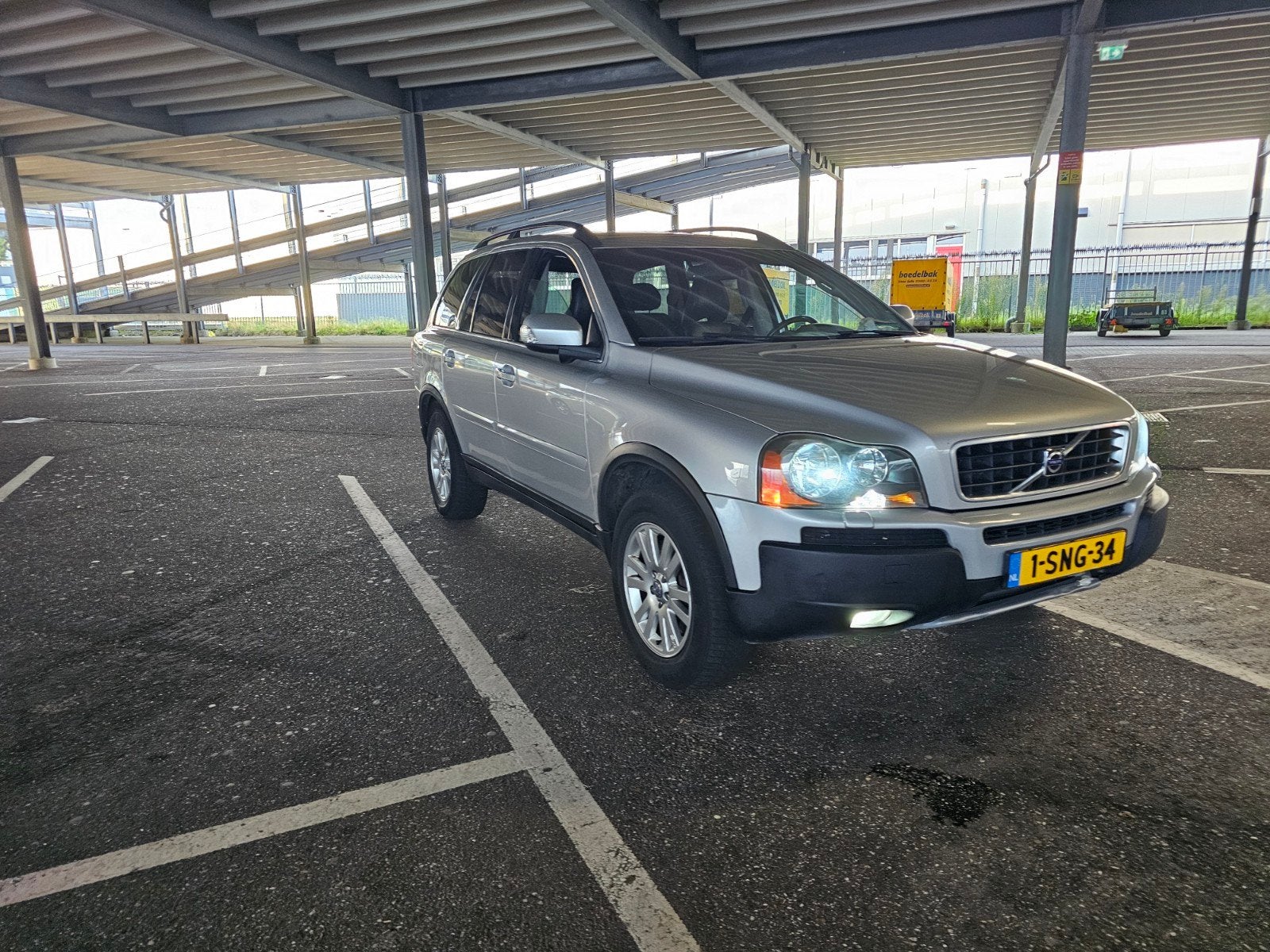 Volvo XC90 2008 automaat 7 pers!!, 238 pk, Zwart, 7 stoelen, 129 €/maand