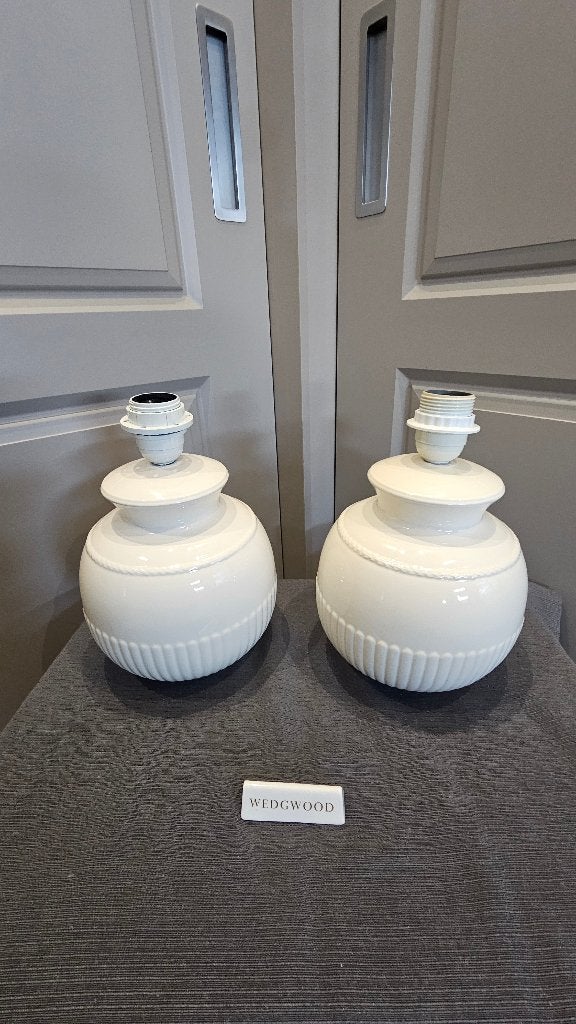 Wedgwood edme 2 lampen bolle tafellampen, Klassiek, Overige typen, Ophalen of Verzenden, Zo goed als nieuw
