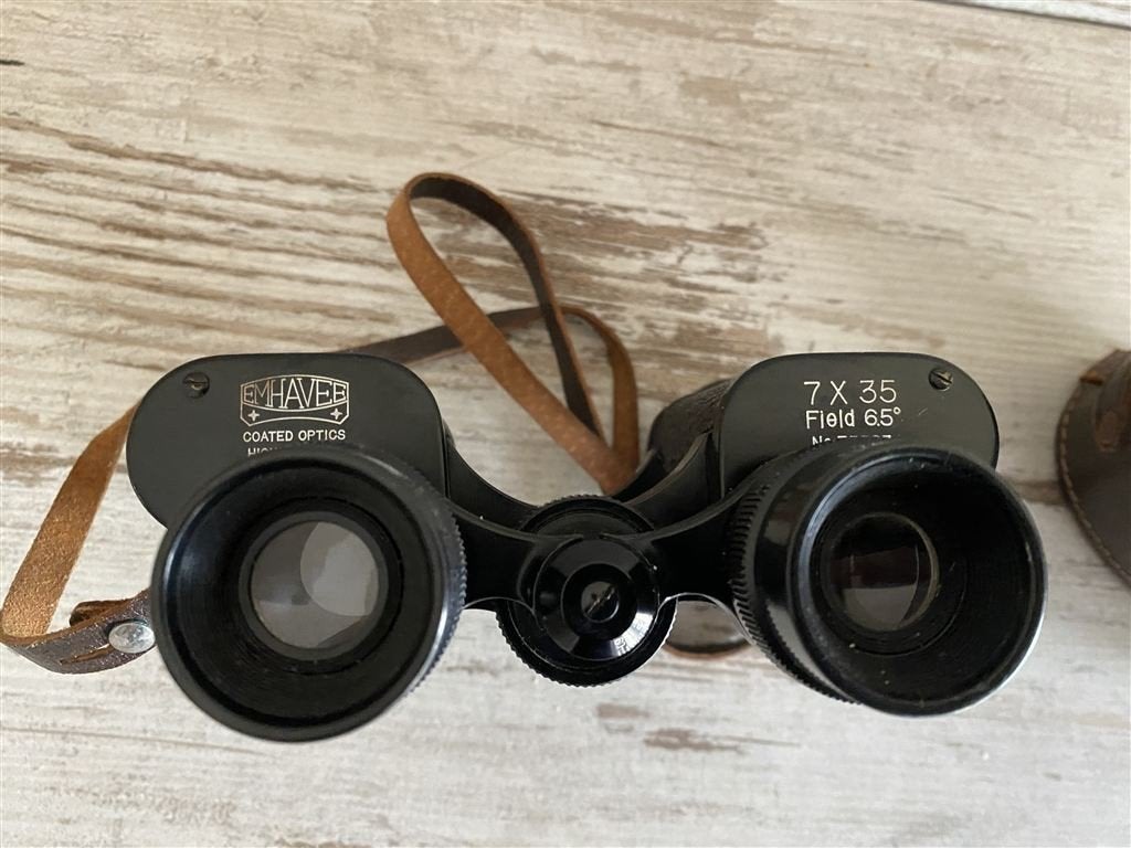 Verrekijker emhavee 7X35 in tas [1419], Verzenden, Zo goed als nieuw, 8 tot 12x, Overige typen